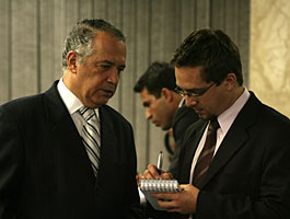 Adílson Vieira Macabu e Alessandro Cristo no lançamento do Anuário da Justiça Rio de Janeiro 2010 - 14/09 - Gilvan Souza