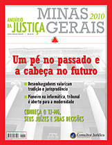 Capa Anuário da Justiça Minas Gerais 2010