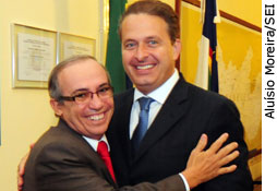 O Governador de Pernambuco Eduardo Campos nomeia o promotor Aguinaldo Fenelon de Barros para o cargo de procurador-geral de Justiça do Ministério Público de Pernambuco (MPPE) - Aluísio Moreira/SEI