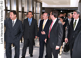 Inauguração das Lâminas IV e V do Tribunal de Justiça do Rio - Luis Henrique Vicente/TJ-RJ