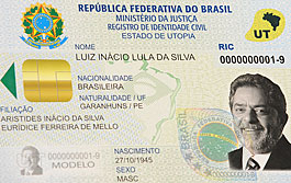 O Ministério da Justiça apresenta o modelo do novo registro de identidade civil - Elza Fiúza/ABr