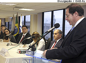 Ministro Luís Felipe Salomão em evento na OAB-RJ - 16/04/13 [Divulgação OAB-RJ]