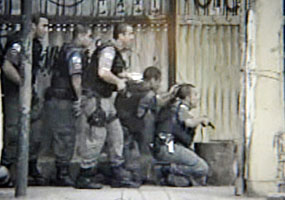 Operação de ocupação pela polícia da Vila Cruzeiro, na Penha, na zona norte do Rio, que era considerada uma fortaleza do tráfico - Reprodução de imagens da TV Brasil/ABr