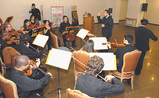 Orquestra no Lançamento do Anuário Minas Gerais - 04/10/2010 - Ronaldo Almeida
