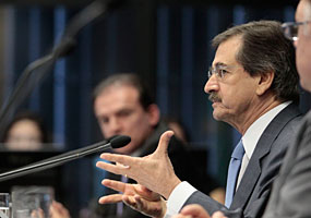 Presidente do CNJ e do STF, Ministro Cezar Peluso, na 106° sessão plenária. - Luiz Silveira/ASCOM/CNJ