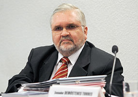 Roberto Monteiro Gurgel Santos, indicado para o cargo de procurador geral da República, é sabatinado no Senado - Antonio Cruz/Agência Brasil