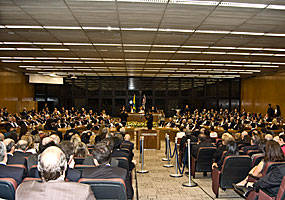 Salão Nobre do TRT-2 na solenidade de posse do novo presidente Nelson Nazar - Jeferson Heroico