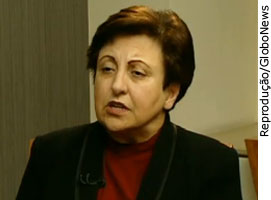 Shirin Ebadi - Reprodução/GloboNews
