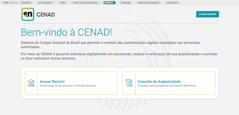 REGISTROS PÚBLICOS - Serviços Online/Certificado Digital