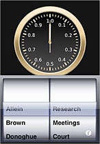 Software de contagem de tempo/reuniões no iPhone - Assessoria Apple