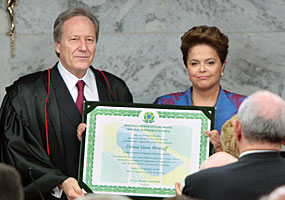 Solenidade de diplomação da presidente eleita do Brasil, Dilma Rousseff - Carlos Humbert/ASICS/TSE