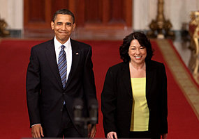 Sonia Sottomayor e Barack Obama - The White House