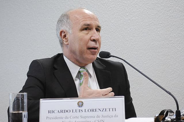 presidente da Corte Suprema de Justiça da Nação Argentina (CSJN) Ricardo Luis Lorenzetti