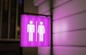 sinal de banheiro, transgênero, transexual