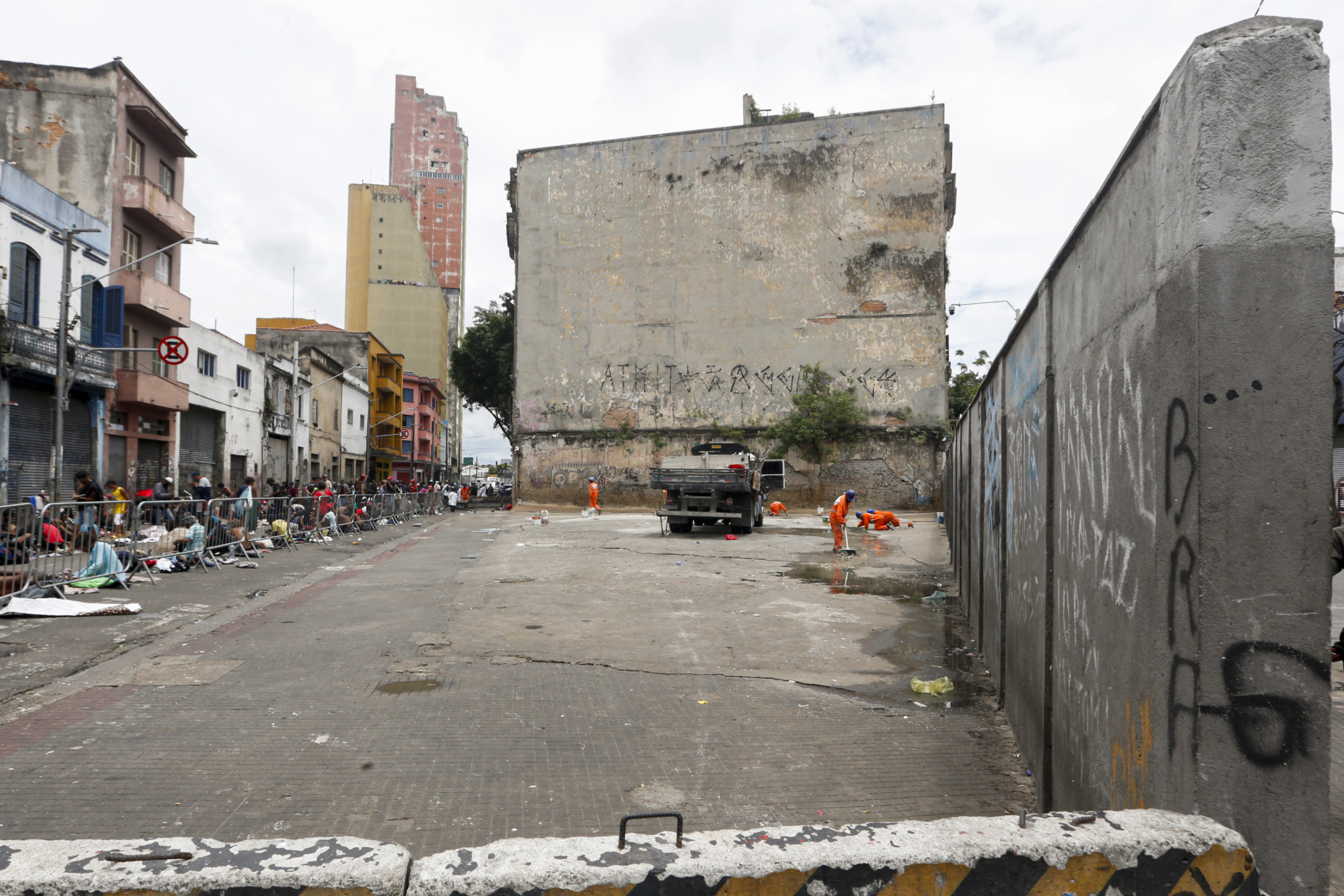 Cracolândia muro