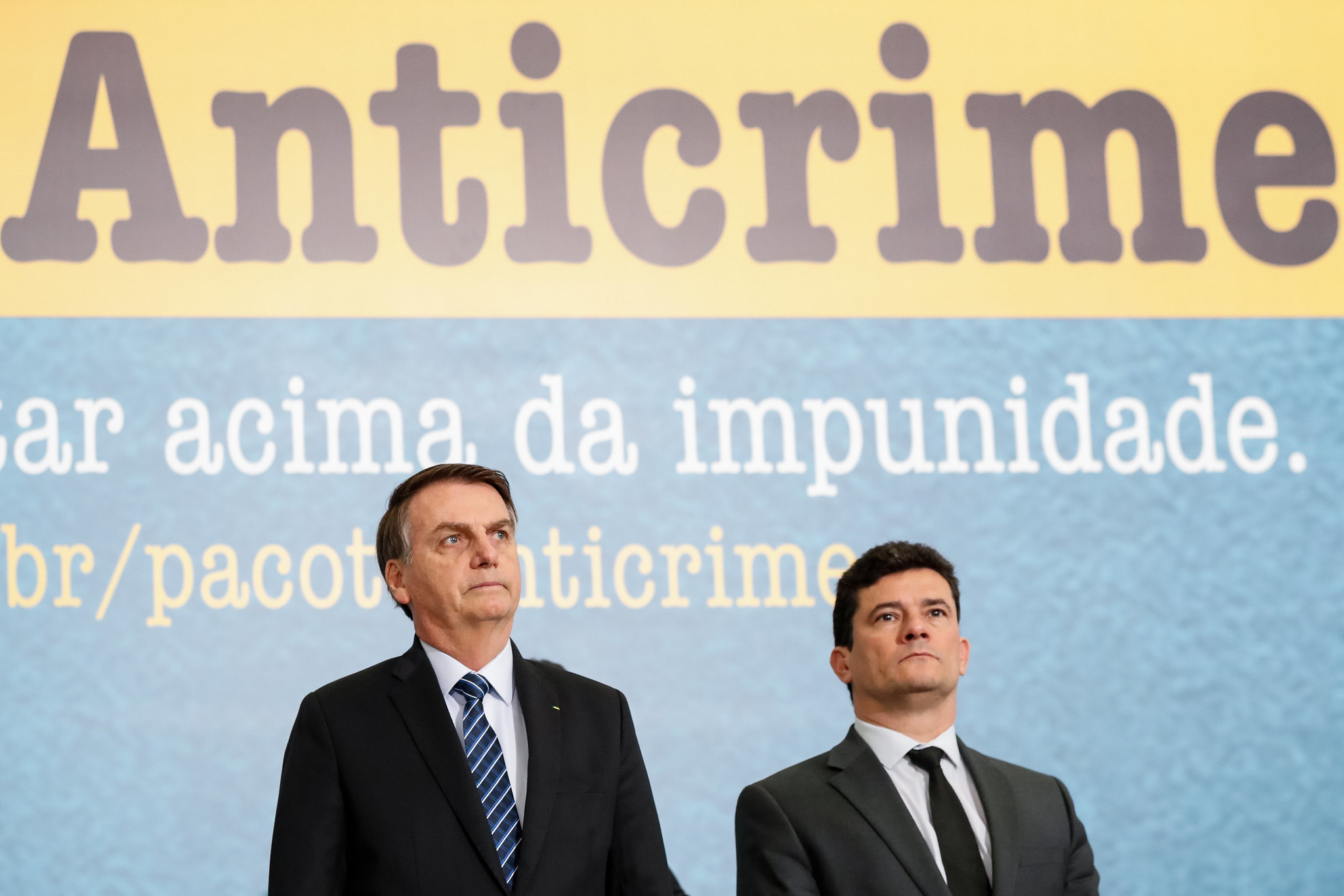 Lançamento do pacote anticrime, em fevereiro de 2019